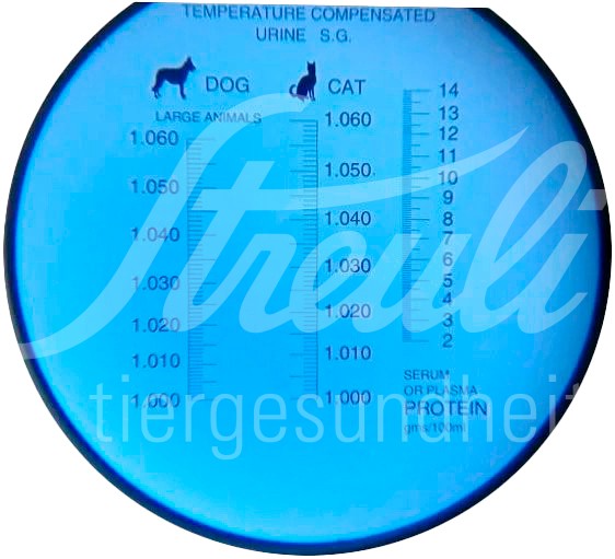 FV Klin. Refraktometer 2 Skalen Hd&Ktz Serumprotein & spez.Gew.
