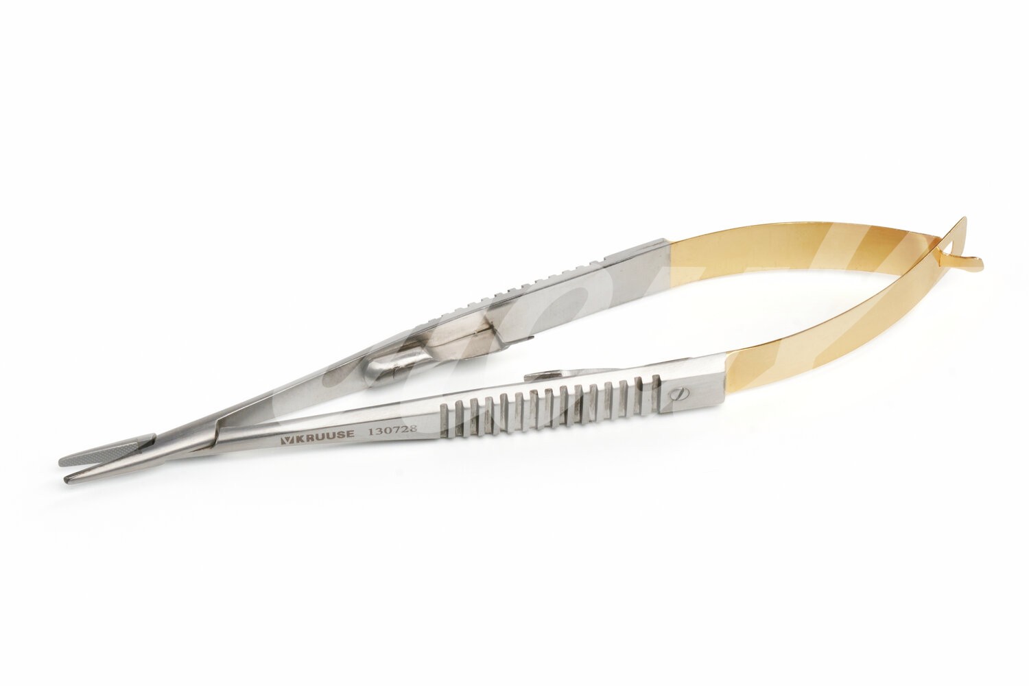 KRUUSE Nadelhalter Castroviejo TC 13.0 cm microprofil gerade m.Sperre 1 Stk