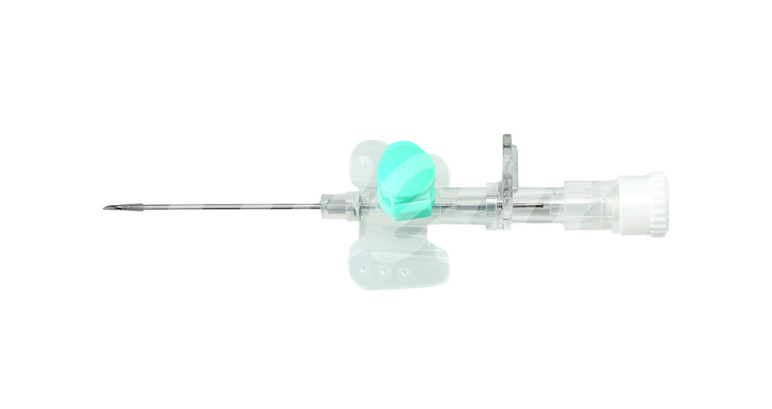 KRUUSE InfuVein PRO IV m. Port 18G 1,3 x 32 mm grün 50 Stück