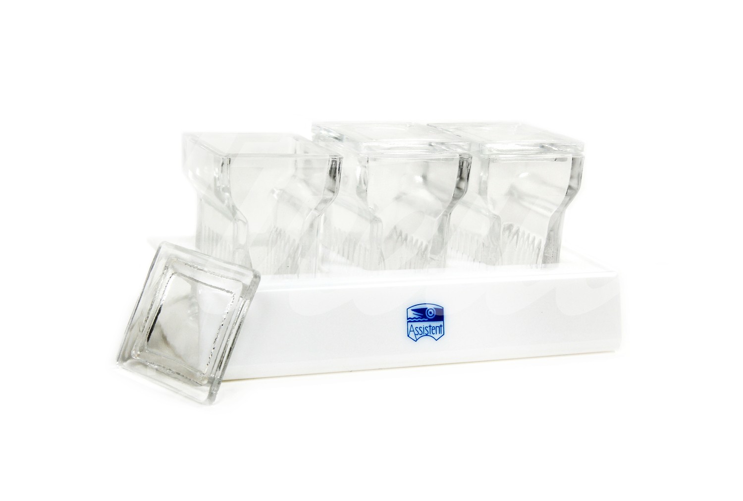 Ersatzglas mit Deckel f. Färbeblock n. Hellendahl 1Stück