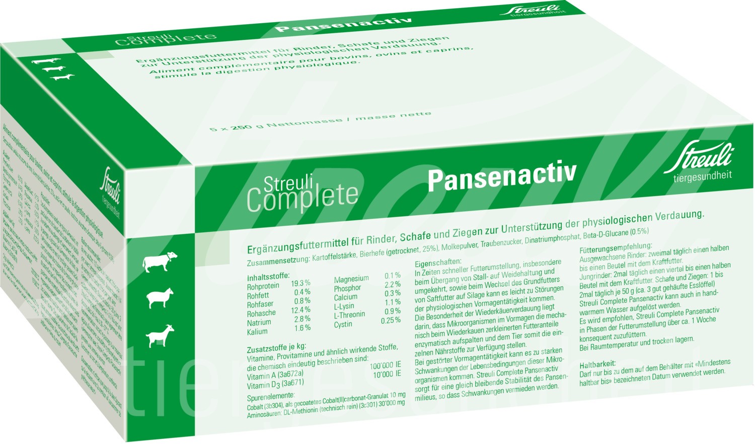 Pansenactiv STREULI COMPLETE 5 x 250 g