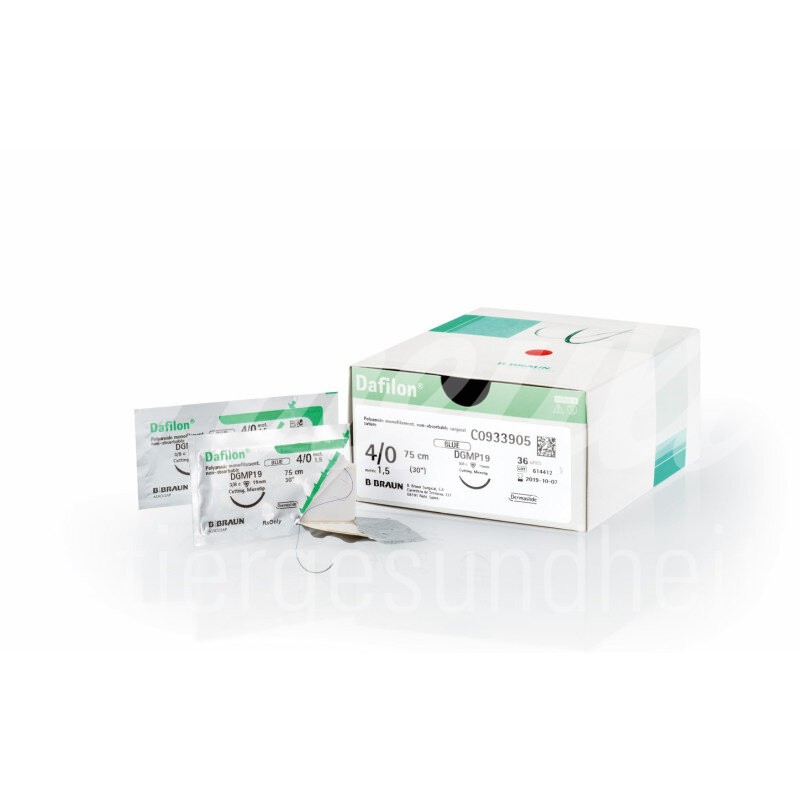 B.Braun Dafilon blau loop USP 0 HR 30 mm 150 cm 36 Stk.