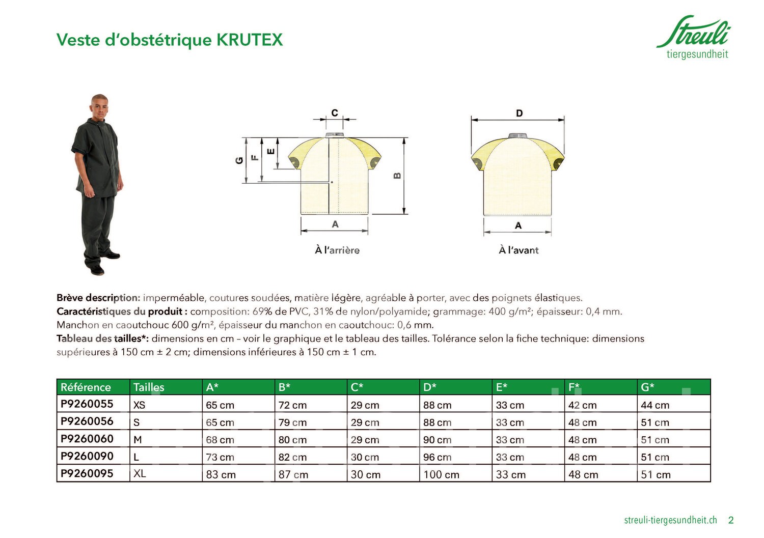 KRUTEX Geburtsjacke Gr. XS (42) grün 1 Stück KRUTEX Geburtsjacke Gr. XS (42) grün 1 Stück