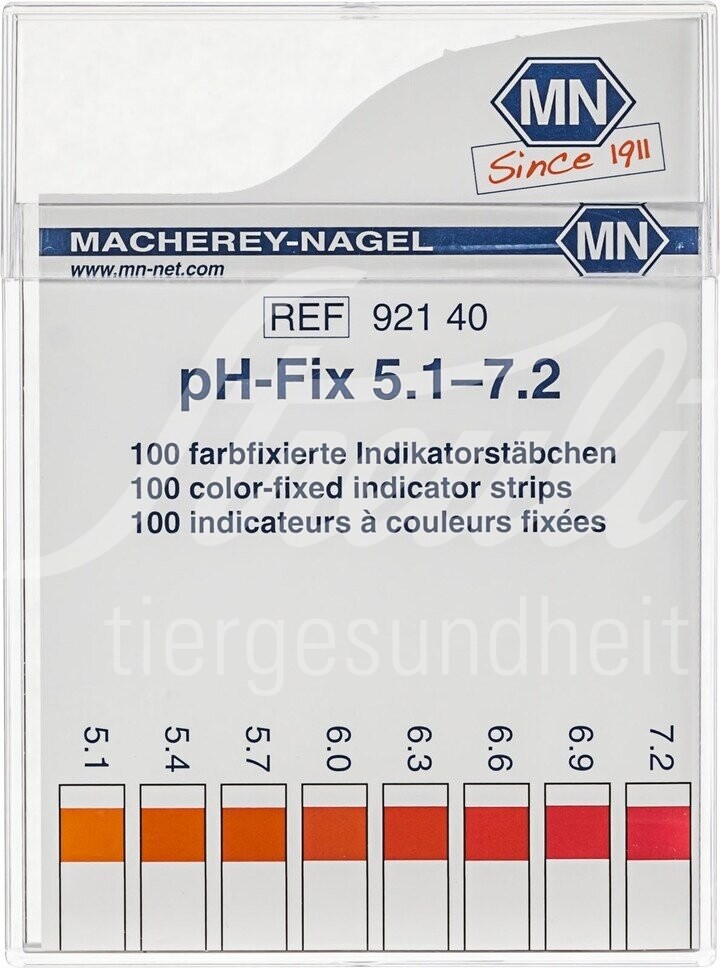 pH Teststreifen 5,1-7,2 100 Stück