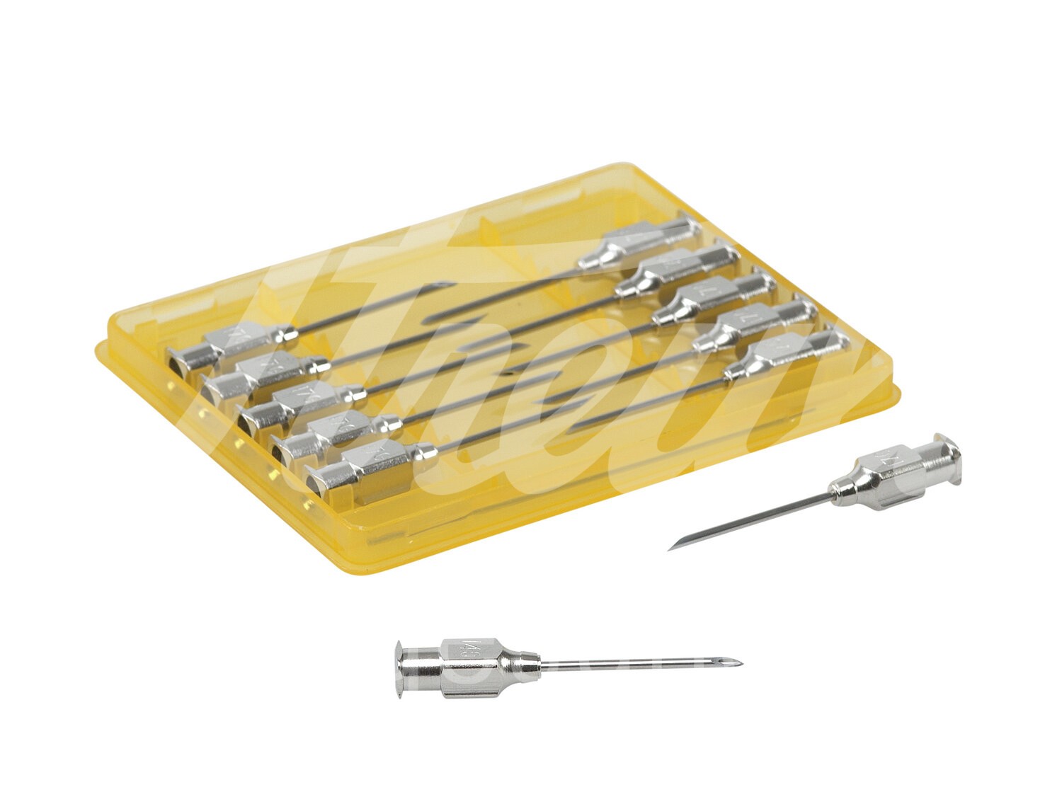 KRUUSE Vet Kanüle 17G 1.4 x 25 mm Luer Lock 12 Stk.