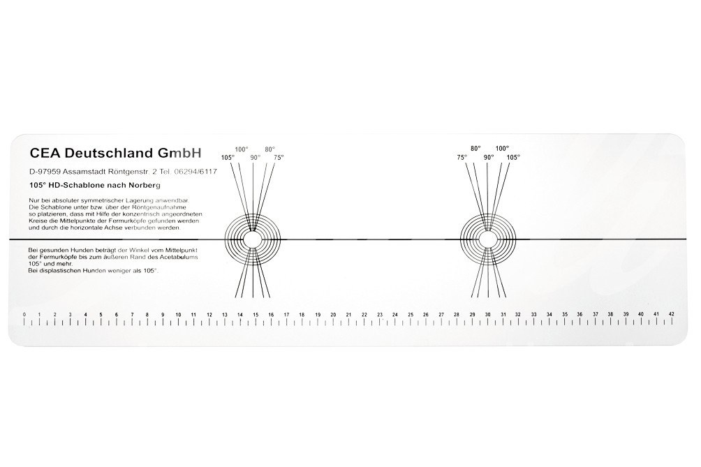 HD-Schablone nach Norberg, PVC 1 Stück
