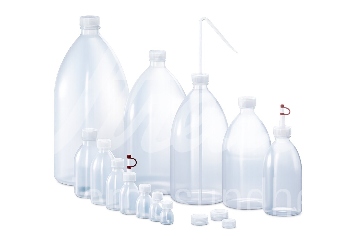 PE-Flasche 10 ml inklusive Schraubdeckel 100 Stück