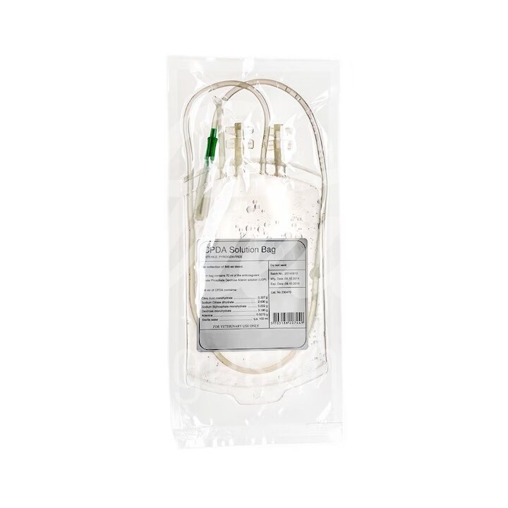 Bluttransfusionsbeutel 250ml (35ml CPDA) 5 Stück