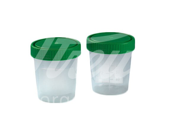 Urinbecher 100 ml unsteril mit grünem Schraubdeckel 100 Stk.