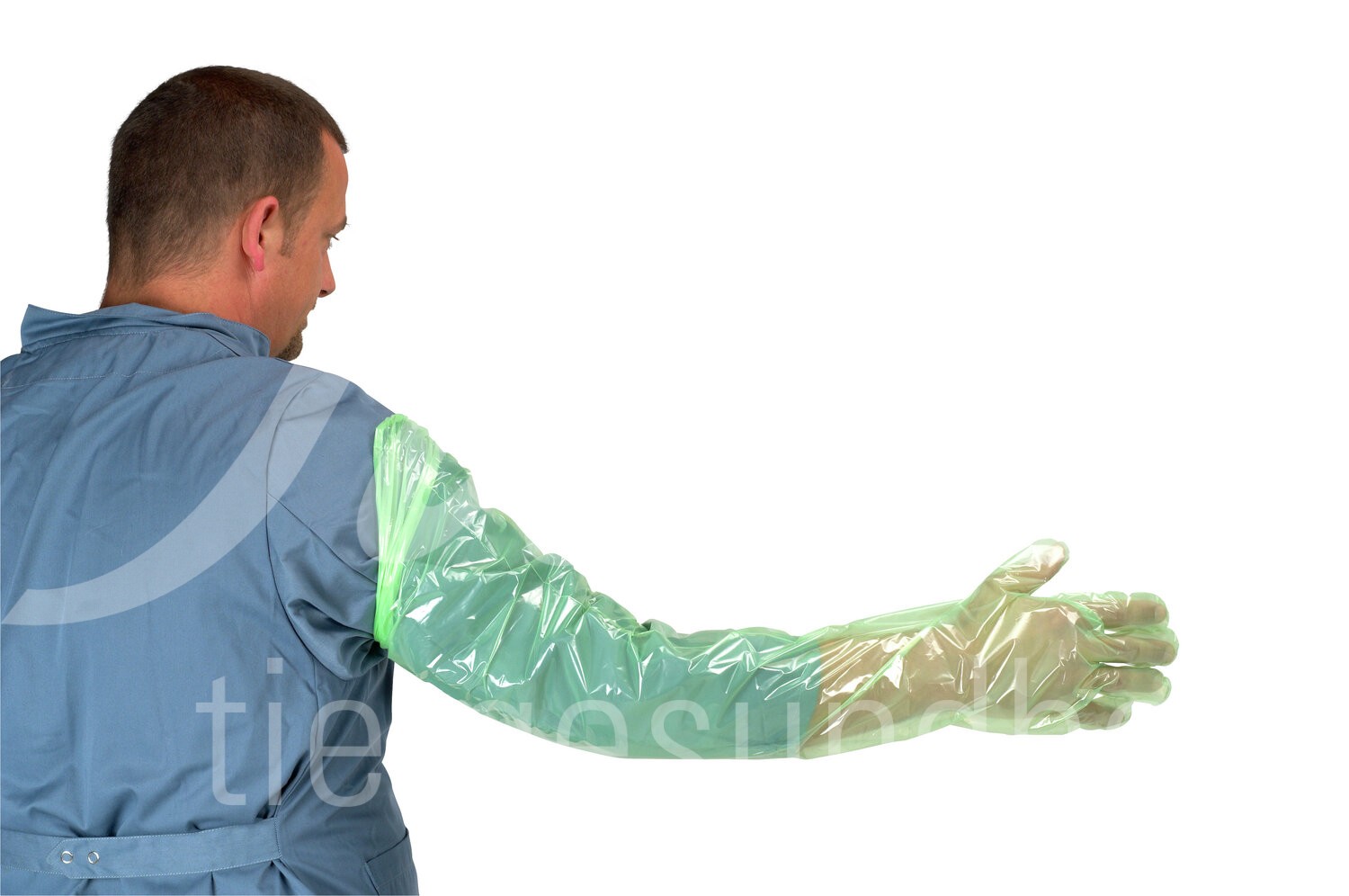 KRUTEX Soft Rektal-Handsch. o.Schultersch. 95cm Gr.L 100Stk