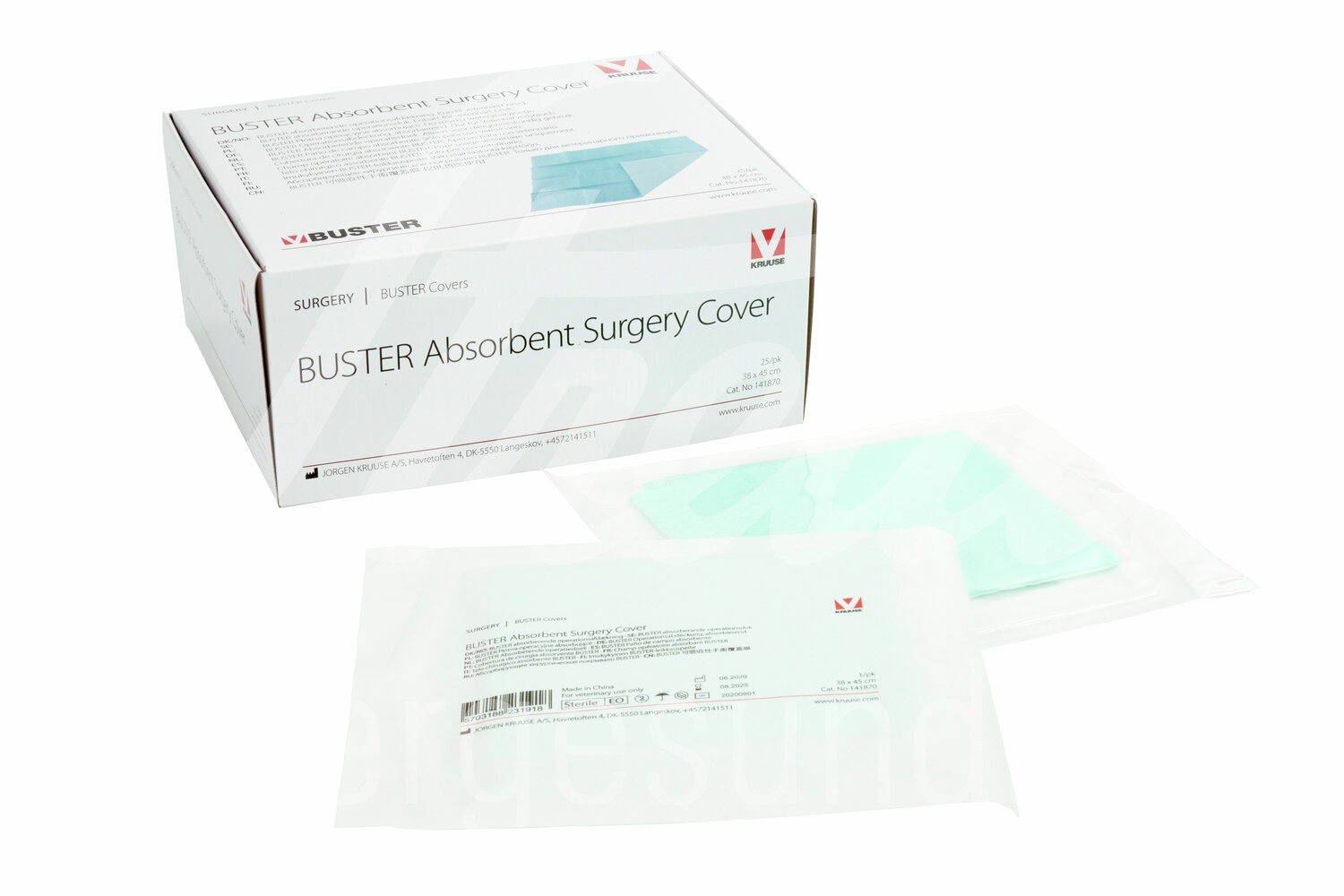 BUSTER OP-Abdecktuch o.Loch 2-lagig absorb. 38 x 45cm 25 Stk