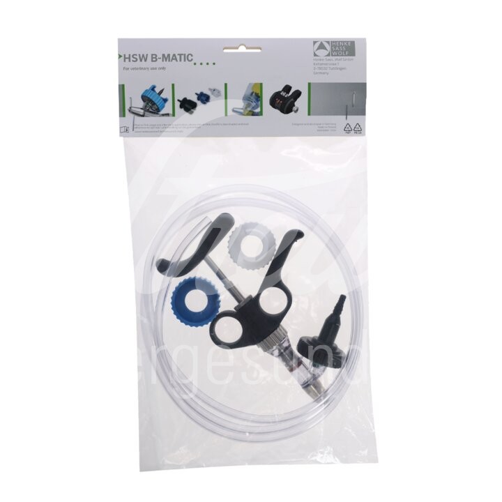 HSW B-Matic 0,5 ml, LL, Universaladapter, Schlauch 1 Stück