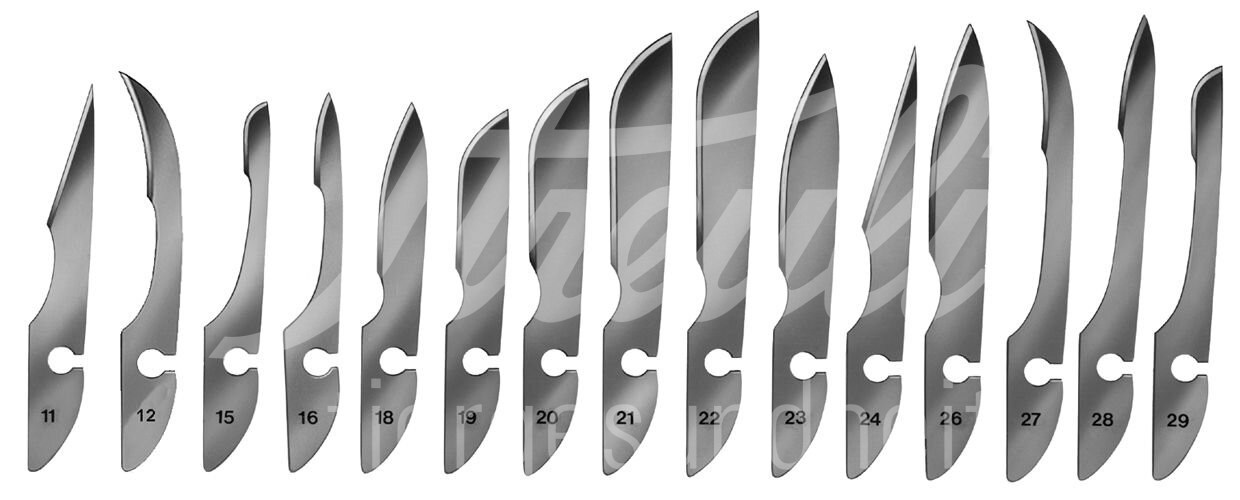 Bayha Skalpellklingen Figur 18 12 Stück