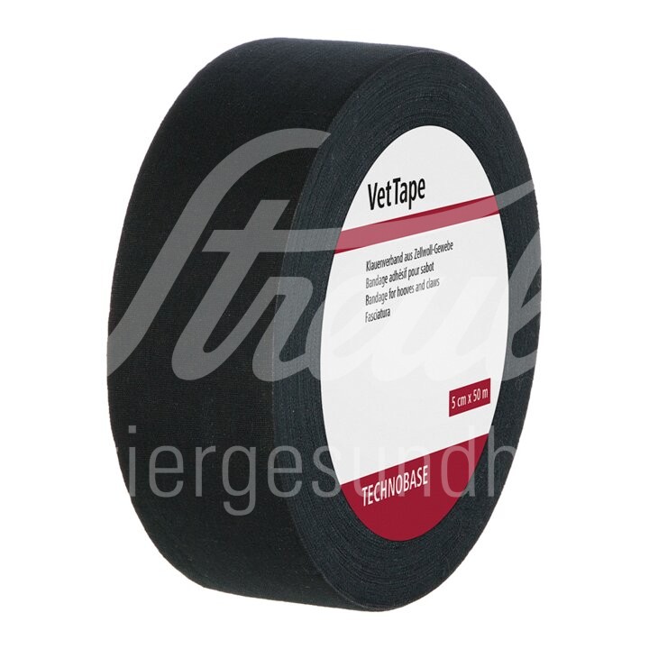 Kerbl VetTape Klauenverband, schwarz, 50 mm x 50 m 1 Stück