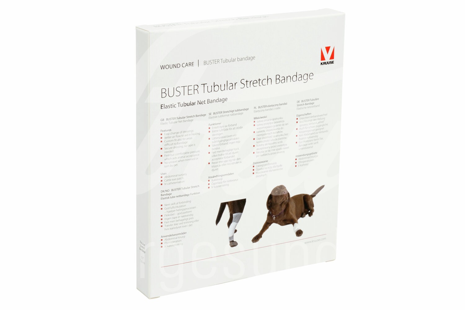 BUSTER Schlauchverband 1,25 cm x 6,5 m weiss 1 Stück