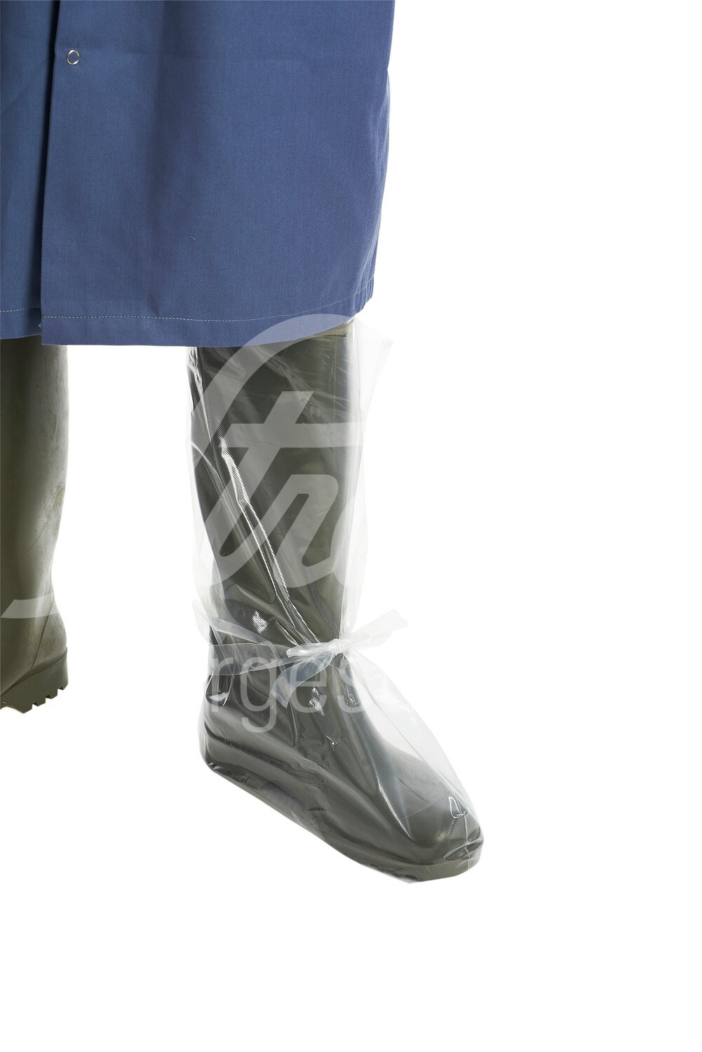 KRUTEX Überziehstiefel 50cm 70µm 20 Stk. m.Schnürsenkel
