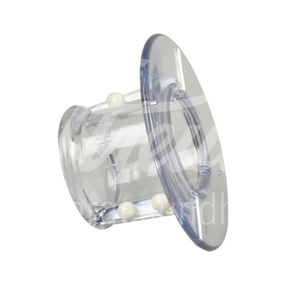 FV Halskragen f. Papageien Gr. L 45 mm transp. Plexiglas 1 Stück