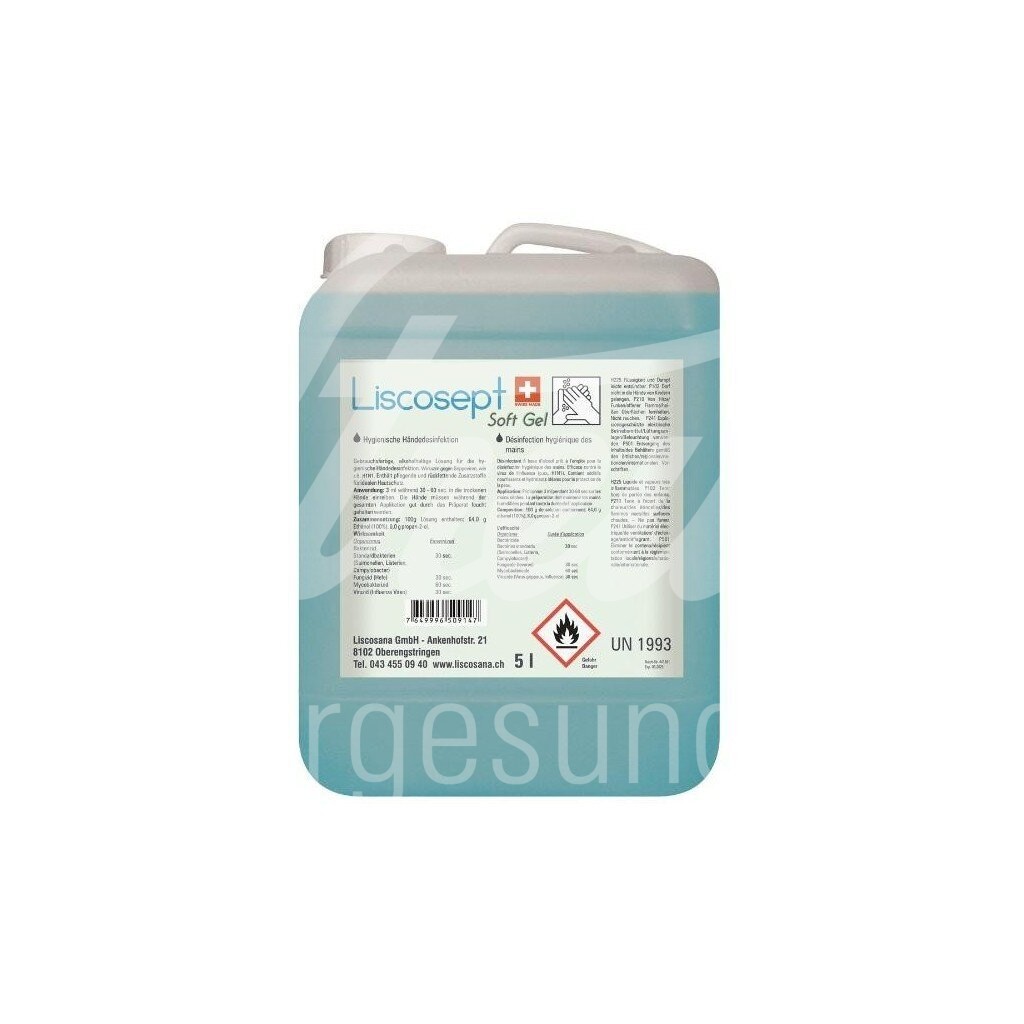 Liscosept Soft Gel Händedesinfektion mit Klappverschluss Fl 100 ml