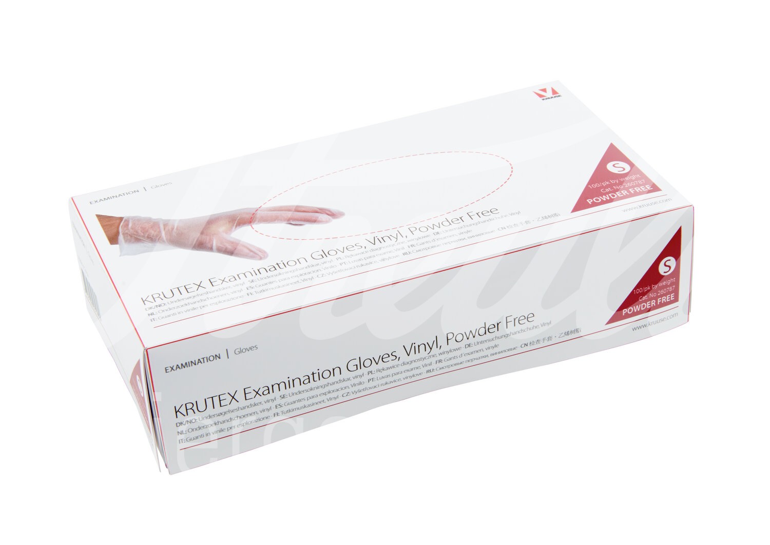 KRUTEX Vinyl US-Handschuh XL puderfr. semi-transp. 100Stk KRUTEX Vinyl US-Handschuh XL puderfr. semi-transp. 100Stk