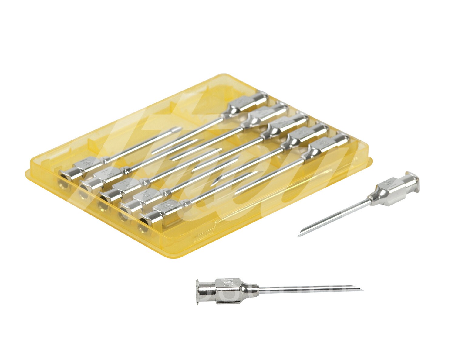 KRUUSE Vet Kanüle 14G 2.0 x 30 mm Luer Lock 12 Stk.