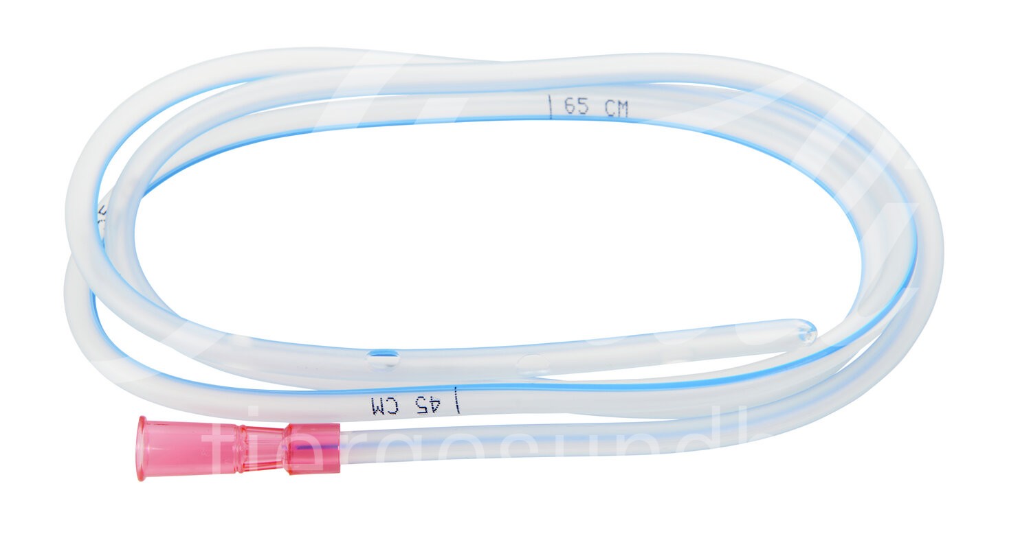 KRUUSE Ernährungssonde PVC rot 6.0 mm x 125 cm 10 Stück