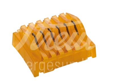 Titan Clips gross/orange 6 Stück