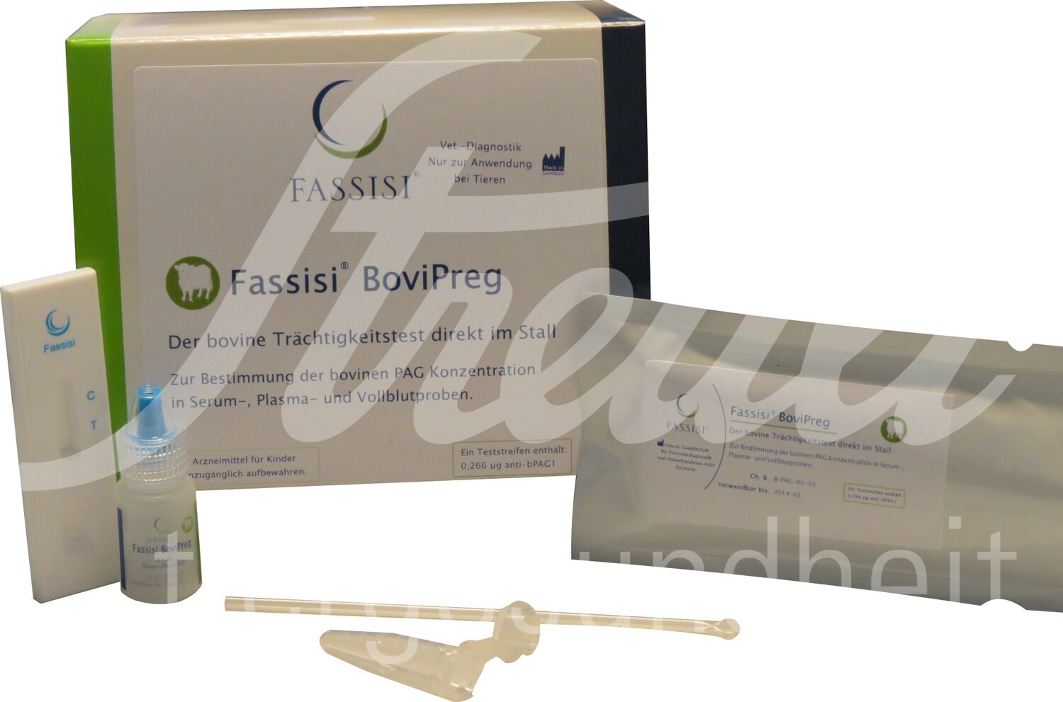 Fassisi Schnelltest BoviPreg Kühe Trächtigkeitsnachweis 5 Stk.
