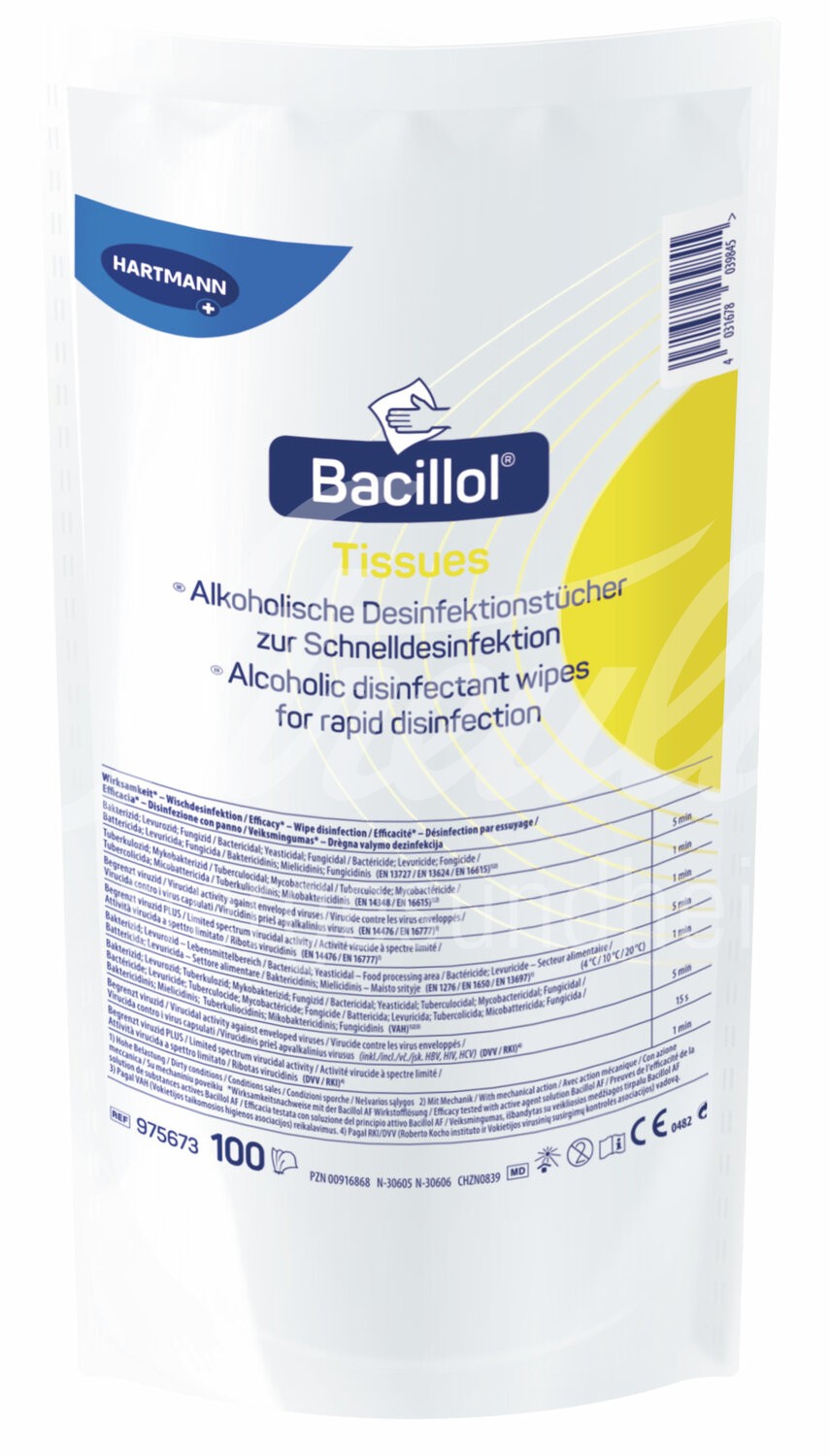 Bacillol Tissues Flächendesinfektion 100 Stk