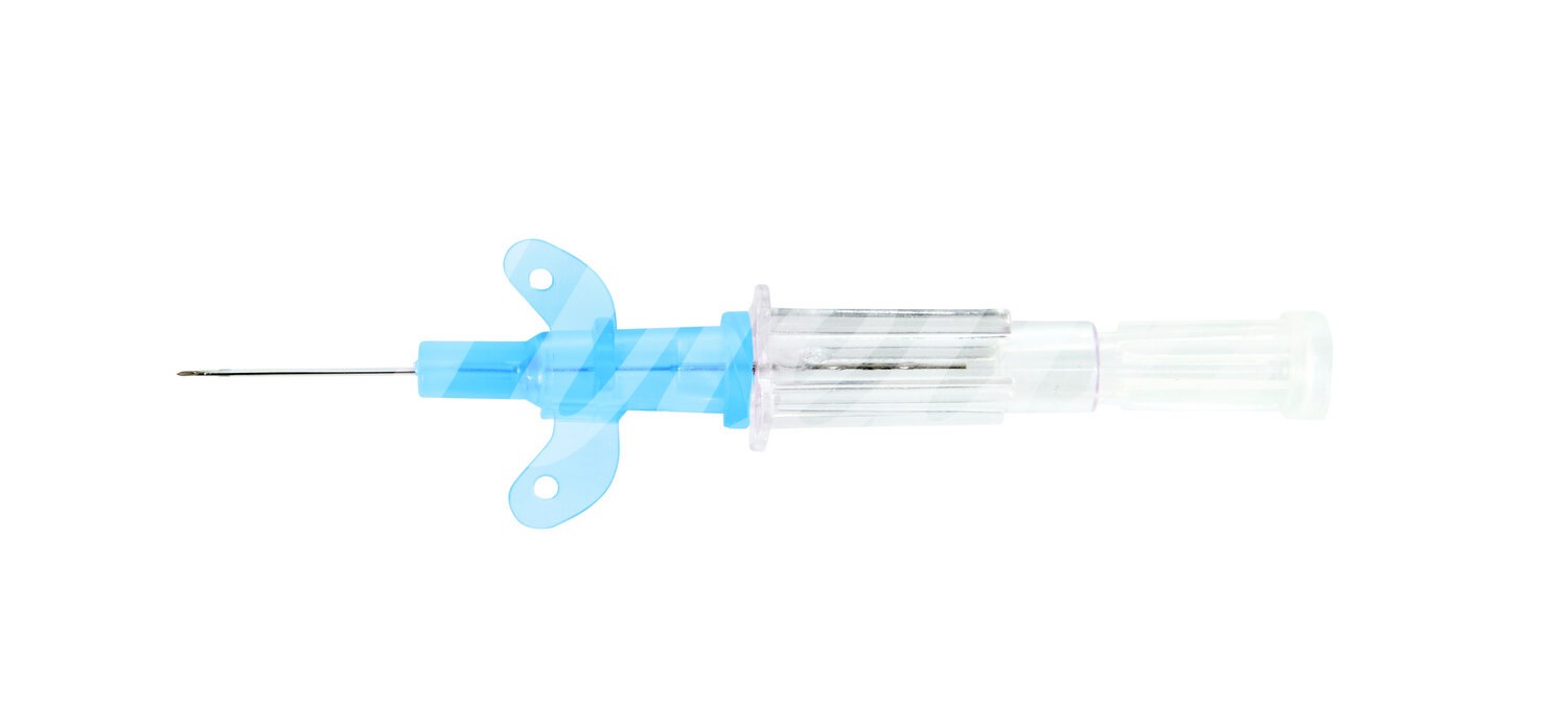 KRUUSE Venocan Mini IV o. Port 22G 0,9 x 25mm blau 50 Stück