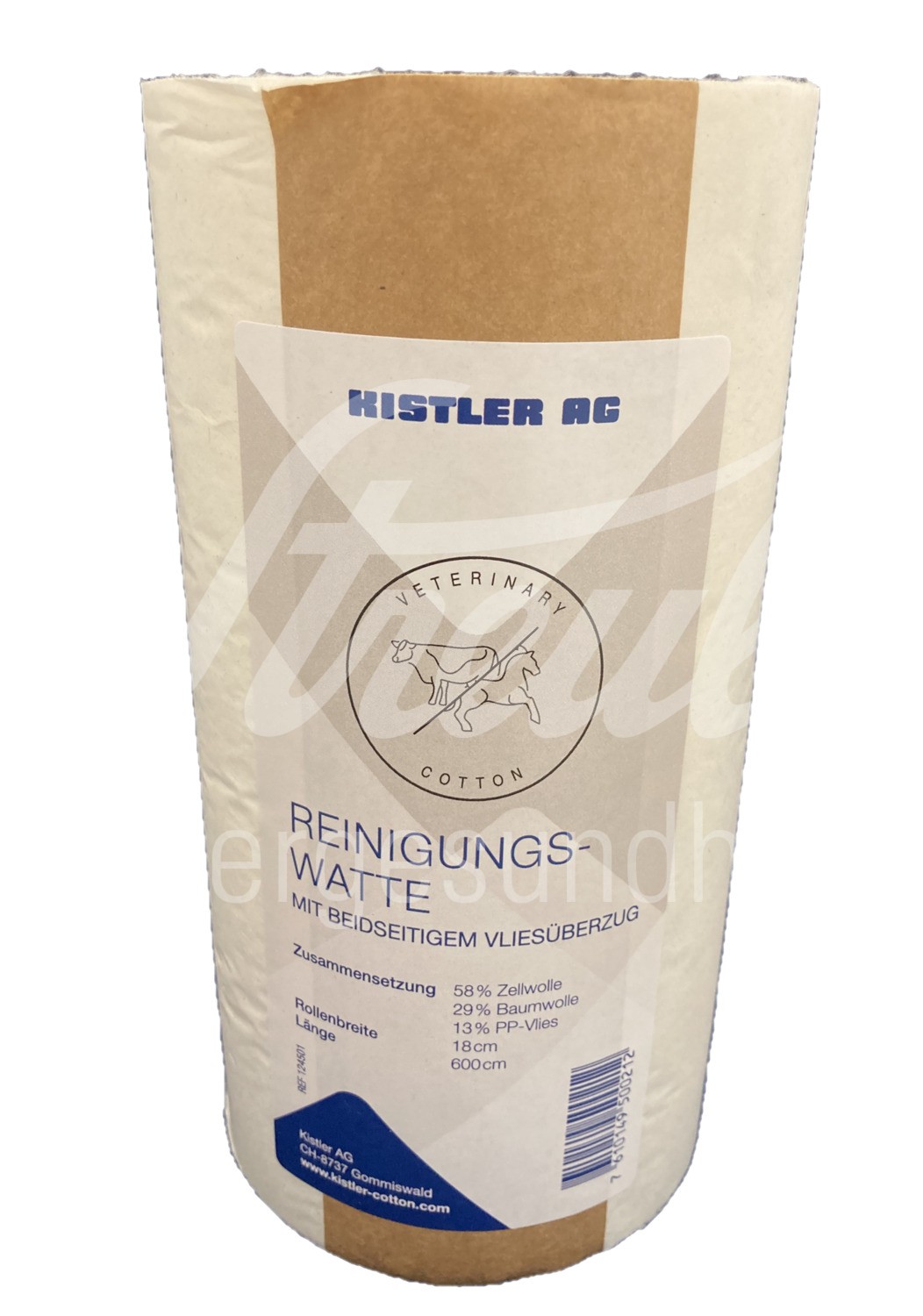 Kistler Watte mit beidseitigem Vlies 18 cm x 6 m 12 Stück